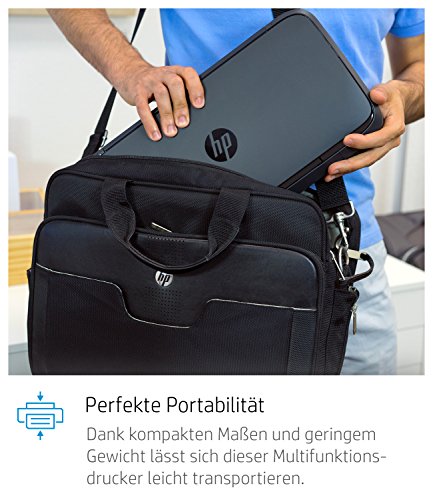 HP OfficeJet 250 mobiler Multifunktionsdrucker (Drucker Scanner, Kopierer, WLAN, ePrint, WiFi Direct, USB, 4800 x 1200 DPI) schwarz