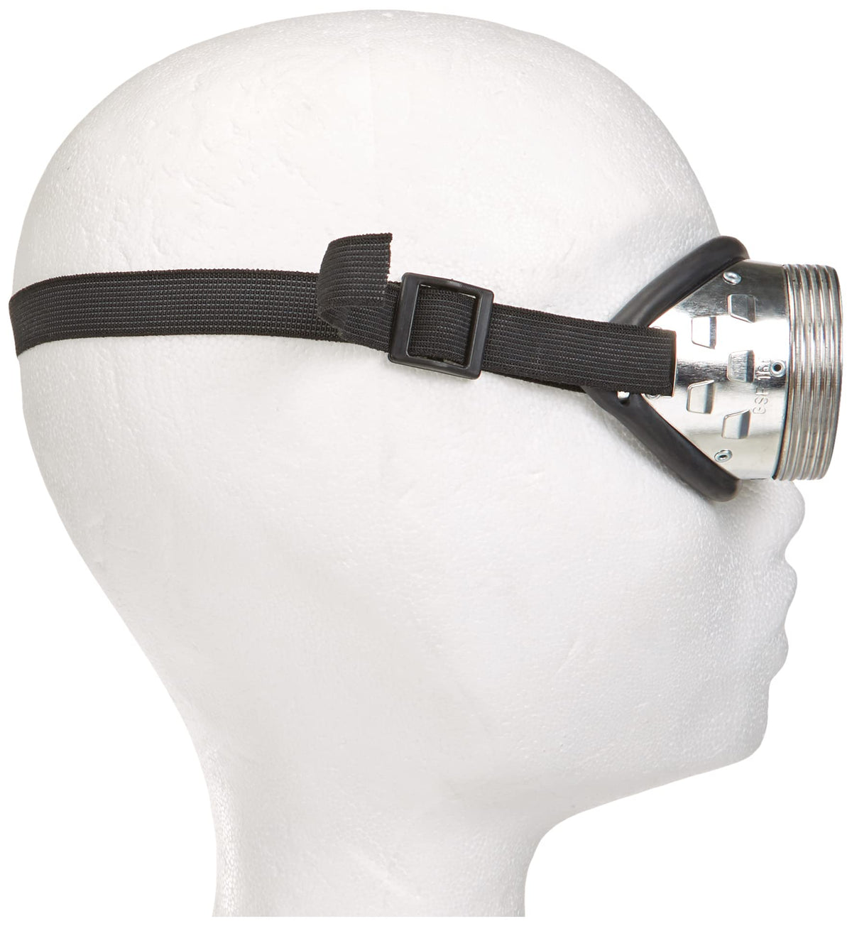 Connex Schweißerbrille Alu - chromfarbig - robust & unverwüstlich - weiche Gesichtsauflage - leichter Glastausch durch Schraubringe - verstellbares Gummiband/Schutzbrille / COXT938752