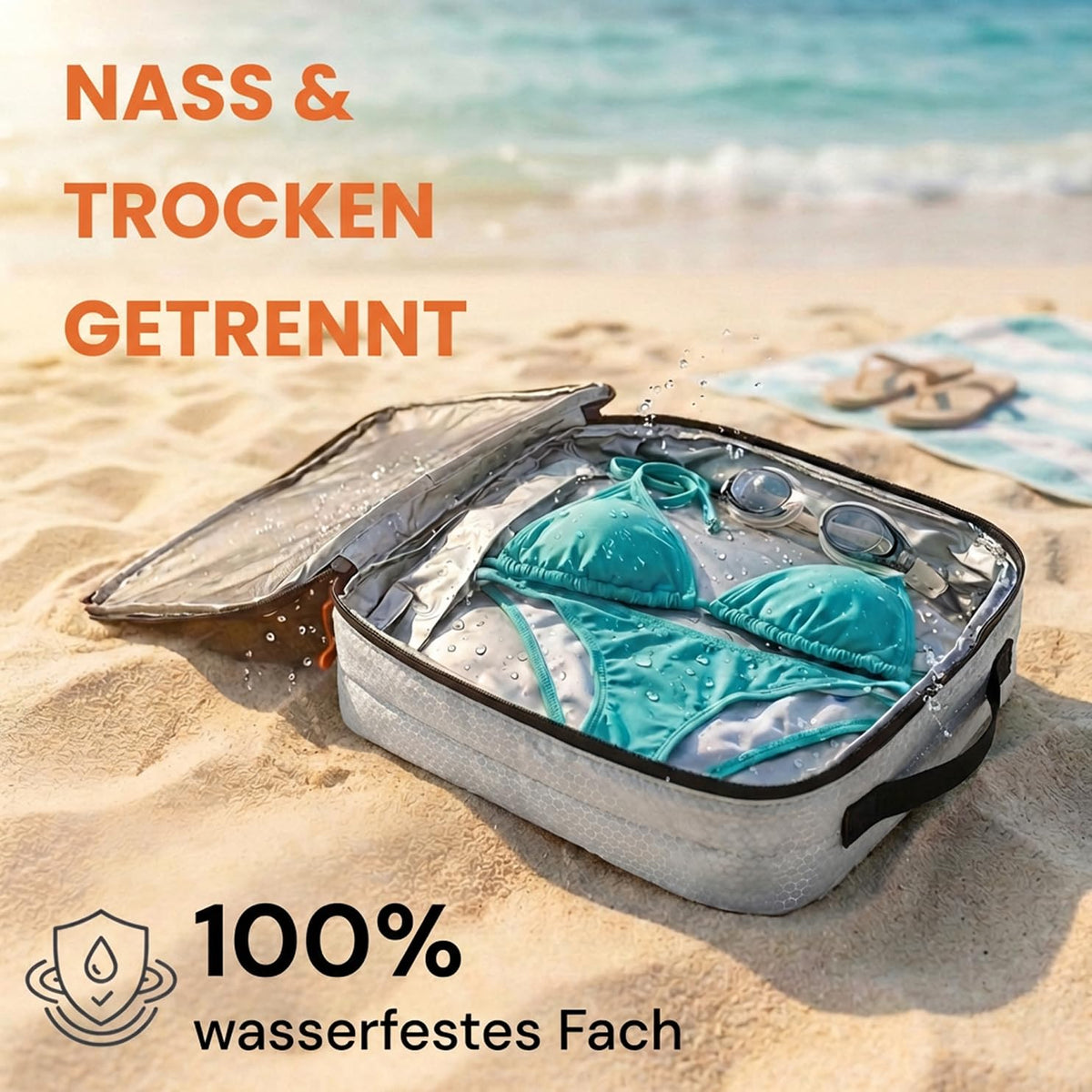 Compression Packing Cubes Set - Packwürfel Koffer Organizer Set Kompression