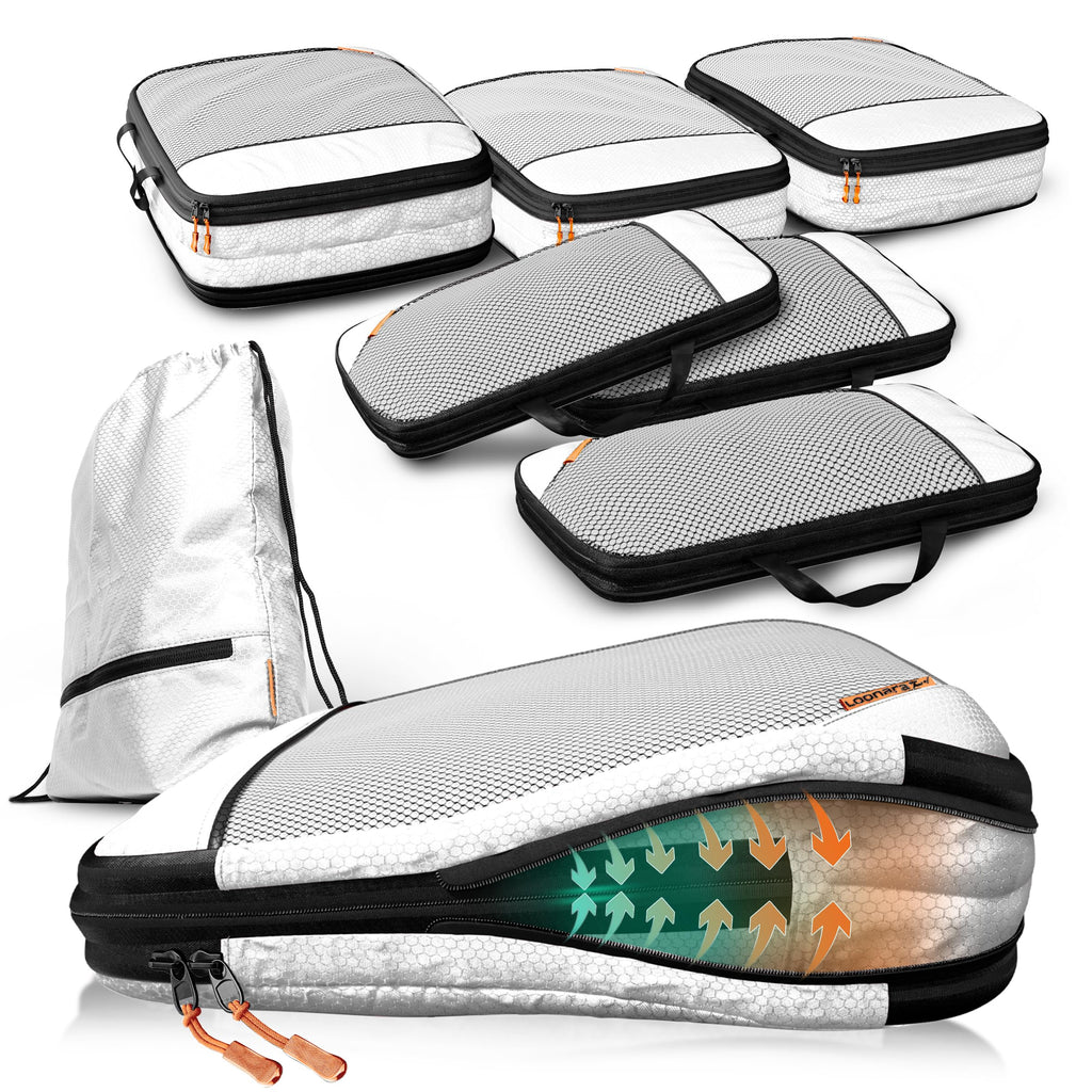 Compression Packing Cubes Set - Packwürfel Koffer Organizer Set Kompression