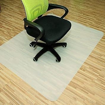 Rapid Teck® Bodenschutzmatten 120cm x 120cm für Hartböden in 6 Größen Bürostuhlunterlage Bodenschutzmatte Semi transparent