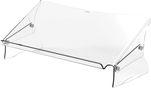 Fellowes Konzepthalter Clarity, höhenverstellbarer Vorlagenhalter für A4 und A3 Dokumente, ergonomischer Dokumentenhalter für das Büro, FIRA zertifiziert, Farbe: transparent