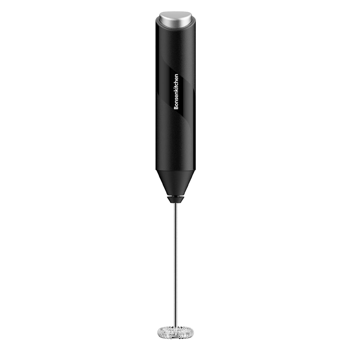 Bonsenkitchen Milchaufschäumer Elektrisch, Handheld Stab, Batteriebetrieben
