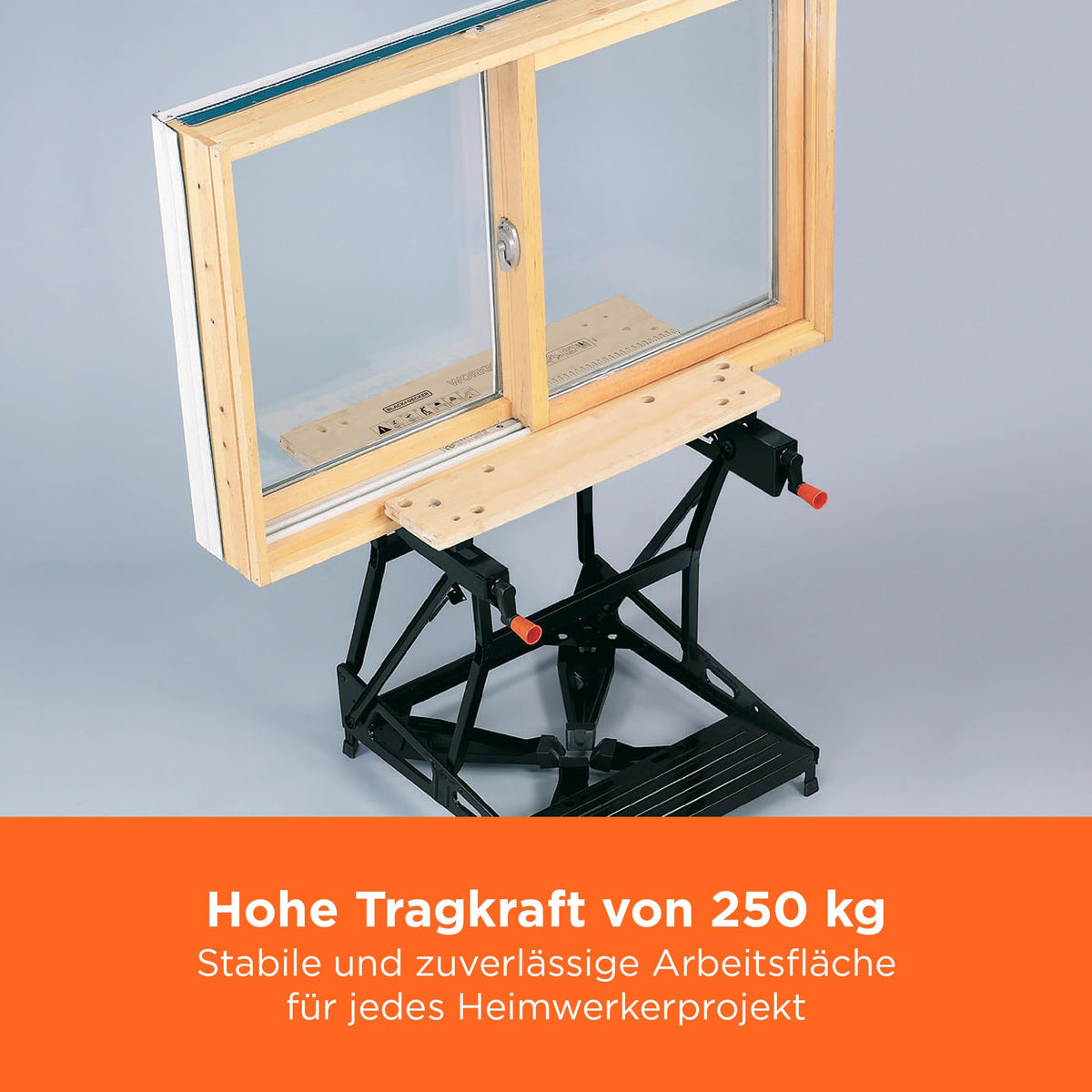 BLACK+DECKER Workmate 536 Werkbank mit Zwei Arbeitshöhen, WM536-XJ