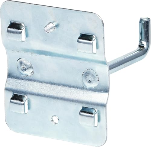 KS Tools 860.0817 Doppelter Werkzeughalter mit senkrechtem Hakenende, Ø 6 mm, 50mm, Grau