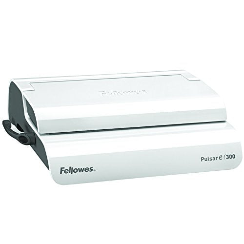 Fellowes 5620701 Kleinbüro Plastikbindegerät Pulsar-E 300 weiß/Silber, elektrisch