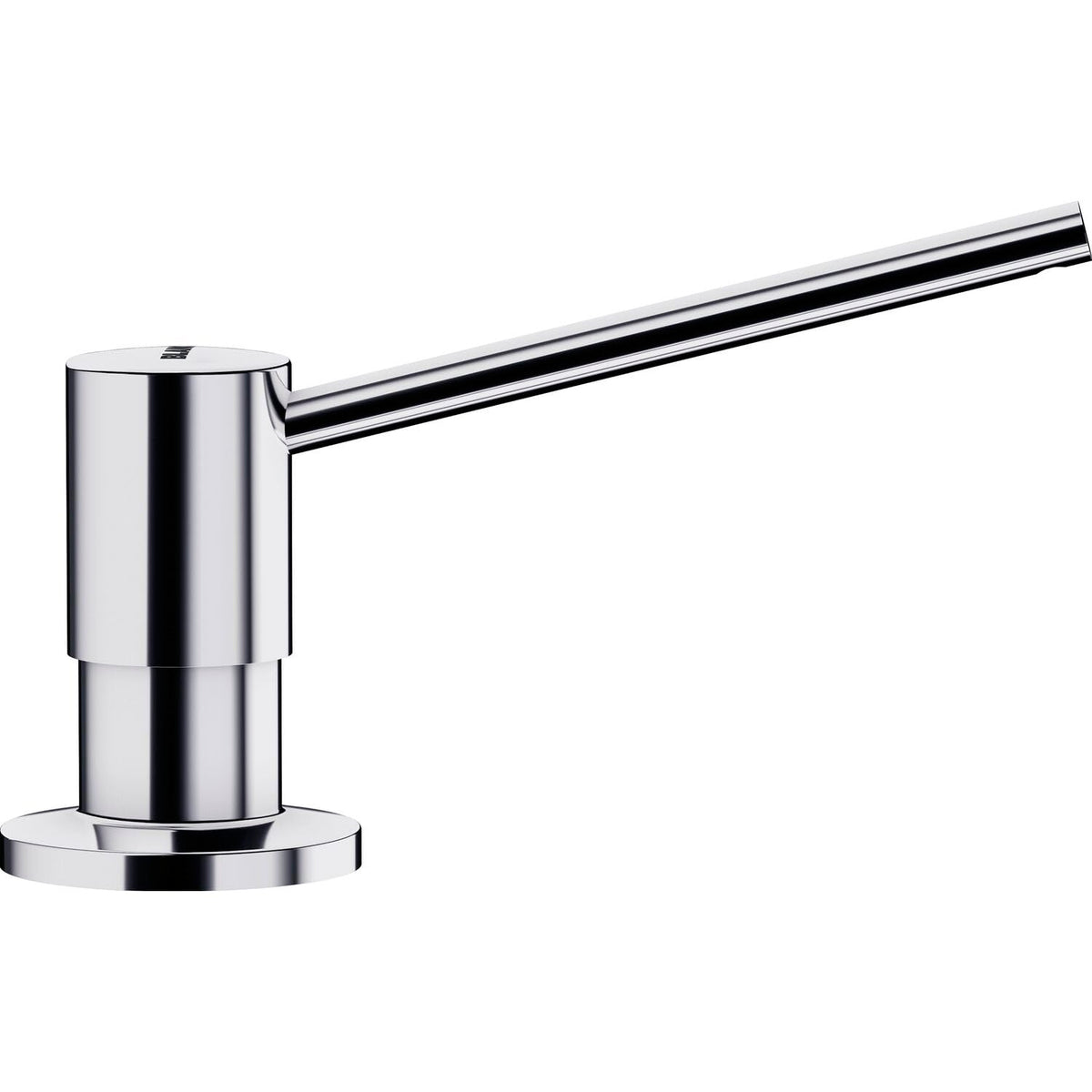 BLANCO TORRE Spülmittelspender in chrom | Passend zu allen BLANCO-Küchenarmaturen | Bequem von oben zu befüllen | Spüli | Seifenspender | 35 mm Lochbohrung erforderlich | Flascheninhalt 300 ml