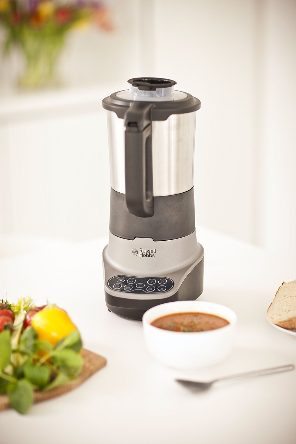 Russell Hobbs Standmixer, Edelstahl und Schwarz, 1,75 l, 8 Programme