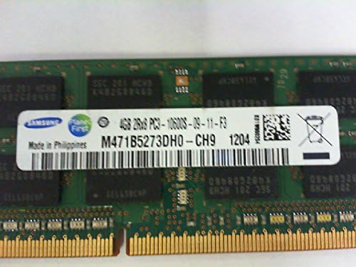 Samsung 4 GB DDR3 1333 MHz ungepufferter Speicher SODIMM 4 GB DDR3 1333 MHz