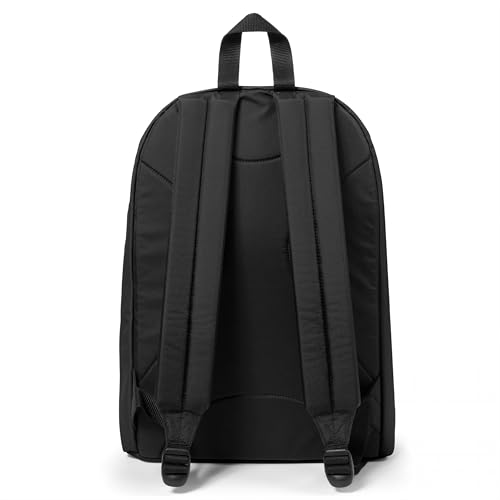 EASTPAK Out of Office Rucksack 27L (44 x 29,5 x 22 cm), Laptopfach 13–15 Zoll, wasserabweisender Schul- & Arbeitsrucksack, robuster Tagesrucksack mit gepolsterten Trägern - BLACK