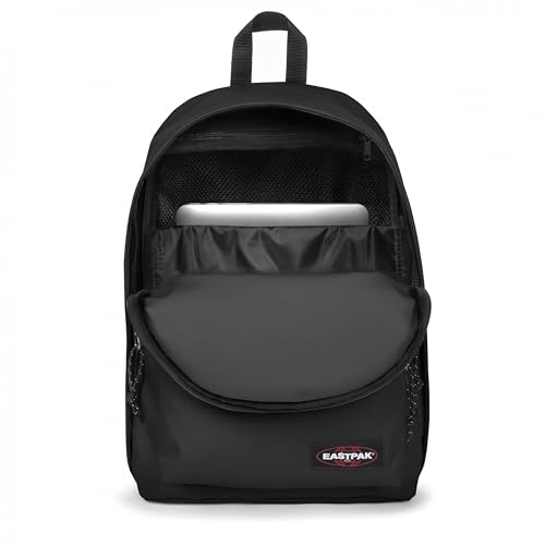EASTPAK Out of Office Rucksack 27L (44 x 29,5 x 22 cm), Laptopfach 13–15 Zoll, wasserabweisender Schul- & Arbeitsrucksack, robuster Tagesrucksack mit gepolsterten Trägern - BLACK