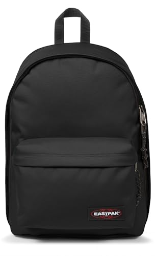 EASTPAK Out of Office Rucksack 27L (44 x 29,5 x 22 cm), Laptopfach 13–15 Zoll, wasserabweisender Schul- & Arbeitsrucksack, robuster Tagesrucksack mit gepolsterten Trägern - BLACK