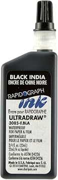 Rapidograph - Ultradraw Zeichentusche - 236 ml - Schwarz