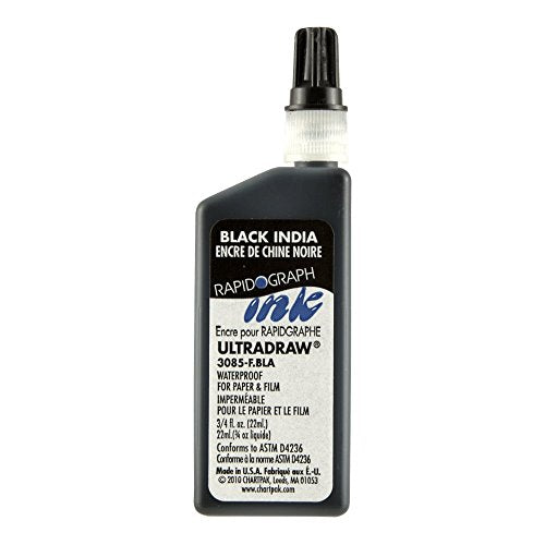 Rapidograph - Ultradraw Zeichentusche - 236 ml - Schwarz
