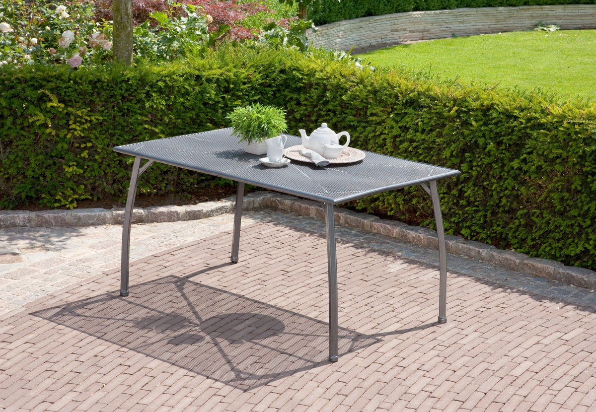 Greemotion Tisch Toulouse, Eisengrau, 140 x 90 cm