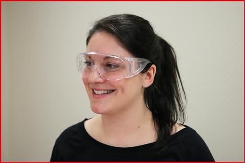 KS Tools 310.0110 Schutzbrille-transparent Weiß