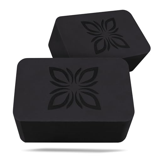 RAISE Yoga Block EVA 2er Set – Yogablock rutschfest & superleicht – Hochdichter Schaumstoff, stabil & langlebig – Yogablöcke als perfektes Zubehör für Yoga, Pilates & Fitness