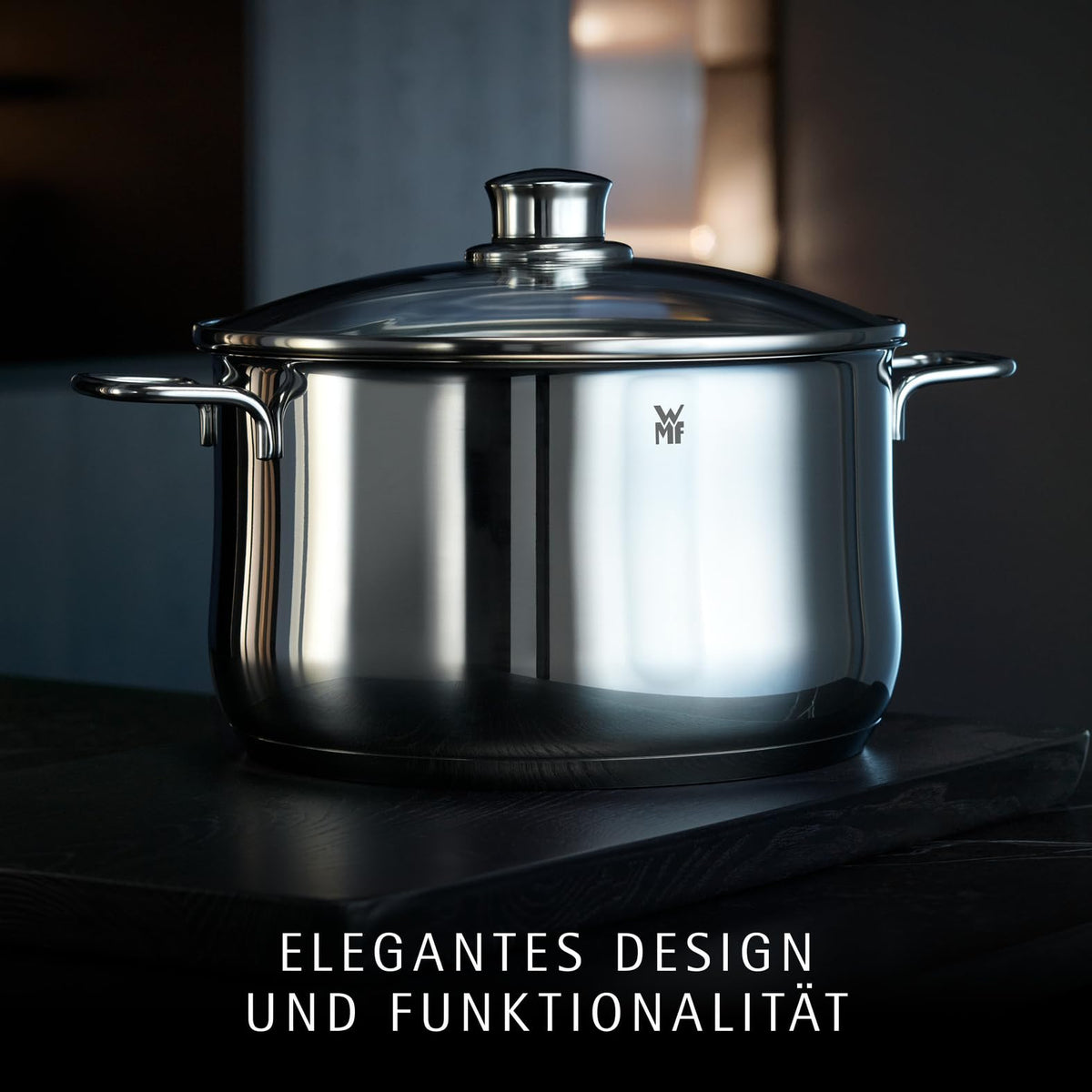 WMF Diadem Plus Kochtopf Induktion 20 cm – 3,7 l, spülmaschinenfest