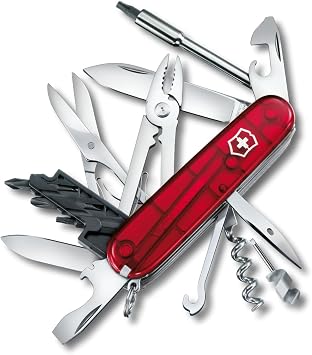 Victorinox Schweizer Taschenmesser Cyber Tool M, Swiss Army Knife, Multitool, 32 Funktionen, Klinge, Korkenzieher, Mini-Schraubendreher 1.5 mm