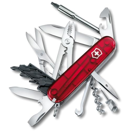 Victorinox Schweizer Taschenmesser Cyber Tool M, Swiss Army Knife, Multitool, 32 Funktionen, Klinge, Korkenzieher, Mini-Schraubendreher 1.5 mm