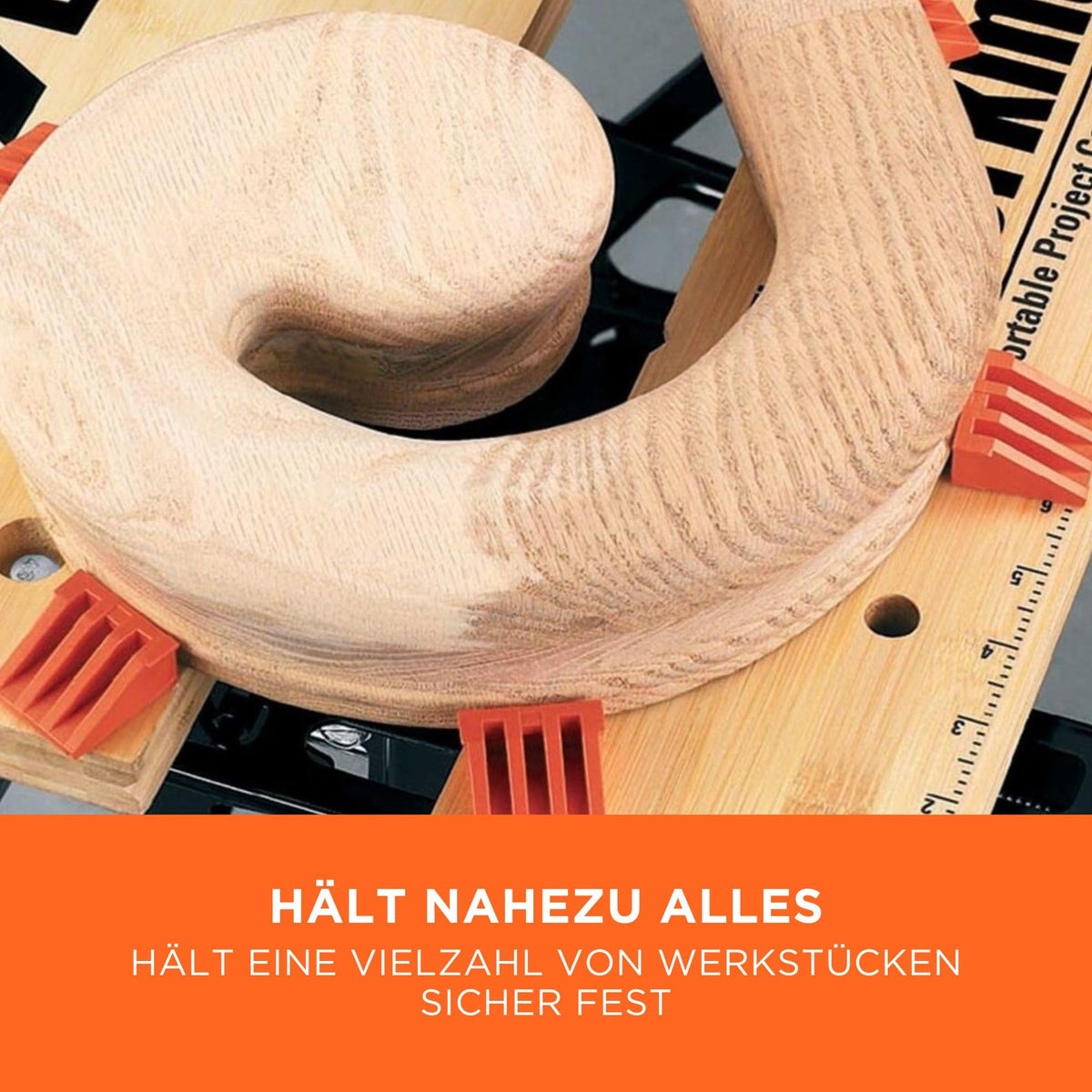 BLACK+DECKER Workmate 825 Werkbank mit Zwei Arbeitshöhen, WM825-XJ