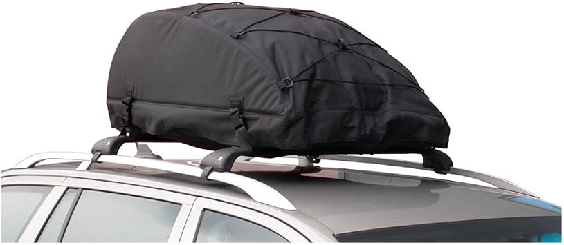 AutoStyle Faltbare Dachtasche 320L Schwarz 105x80x45cm