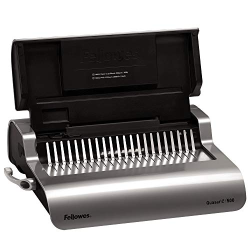 Fellowes 5620901 Büro Plastikbindegerät Quasar-E 500 grau/platin