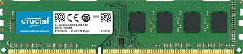Crucial CT102464BD160B 8GB Speicher (DDR3L, 1600 MT/s, PC3L-12800, DIMM, 240-Pin)