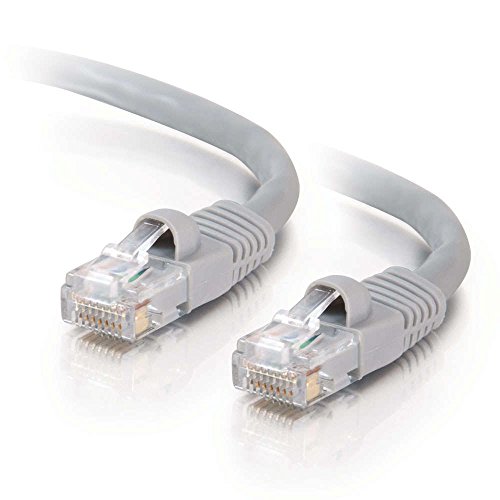 C2G 5M GRAUES Cat5e Ethernet RJ45 Hochgeschwindigkeits-Netzwerkkabel, LAN-Leitung Cat5e Ungeschirmtes PVC UTP Patchkabel