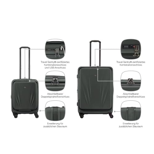 WENGER Skyon S Handgepäck Koffer 35/45 l Erweiterbar Hartschalenkoffer