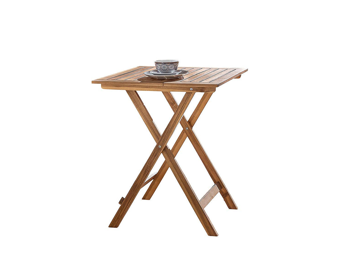 SAM® Gartentisch, klappbarer Balkontisch Akazienholz 60x60 cm