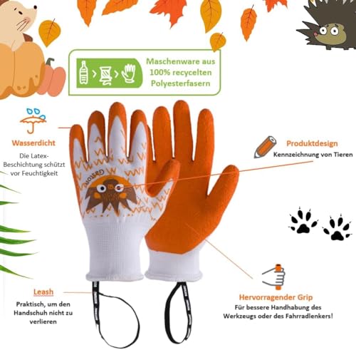 ROSTAING Gartenhandschuhe für Kinder MARGOT - LISON - AXEL - GASTON - ANABEL - Paar Garten- und Bastelhandschuhe - verschiedene Größen