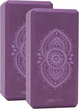 Yogablock yogiblock® basic - art collection - ajna chakra - aubergine - 2er-Set