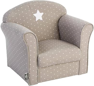 Atmosphera Klassischer Sessel für Kinderzimmer, Taupe