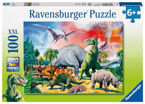 Ravensburger Puzzle Unter Dinosauriern - 100 XXL Teile Puzzle ab 6 Jahre