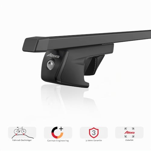 Atera 048137 PKW Dachträger Signo RT - Reling-Träger für Autos mit freistehender Dachreling - Stahl 137 cm