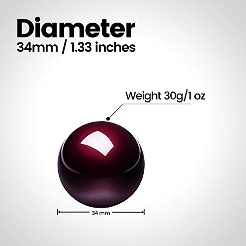 Perixx 18021 PERIPRO-303 Glänzender Trackball - Kompatibel als Ersatz für M570, 34 mm