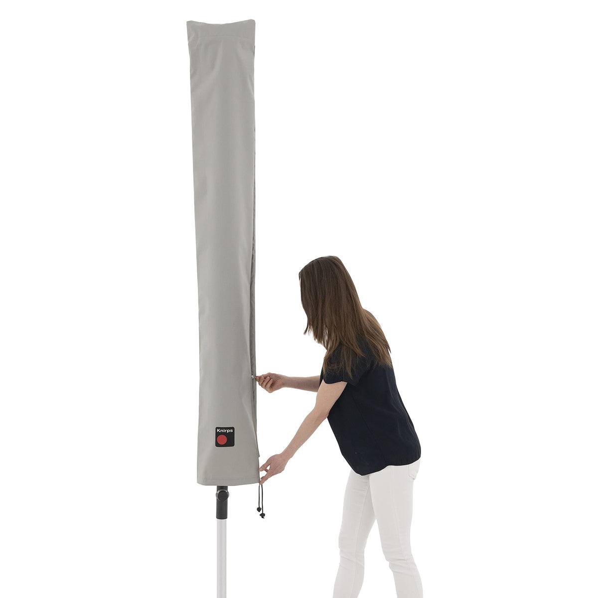Knirps Schutzhülle in grau für Garten- & Balkonschirme bis zu Ø300cm