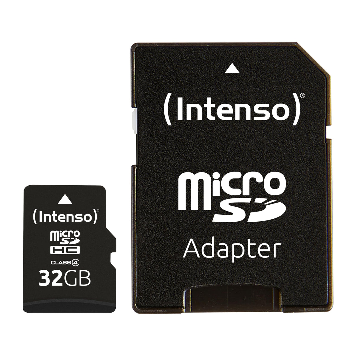 Intenso microSDHC 32GB Class 4 Speicherkarte inkl. SD-Adapter, schwarz