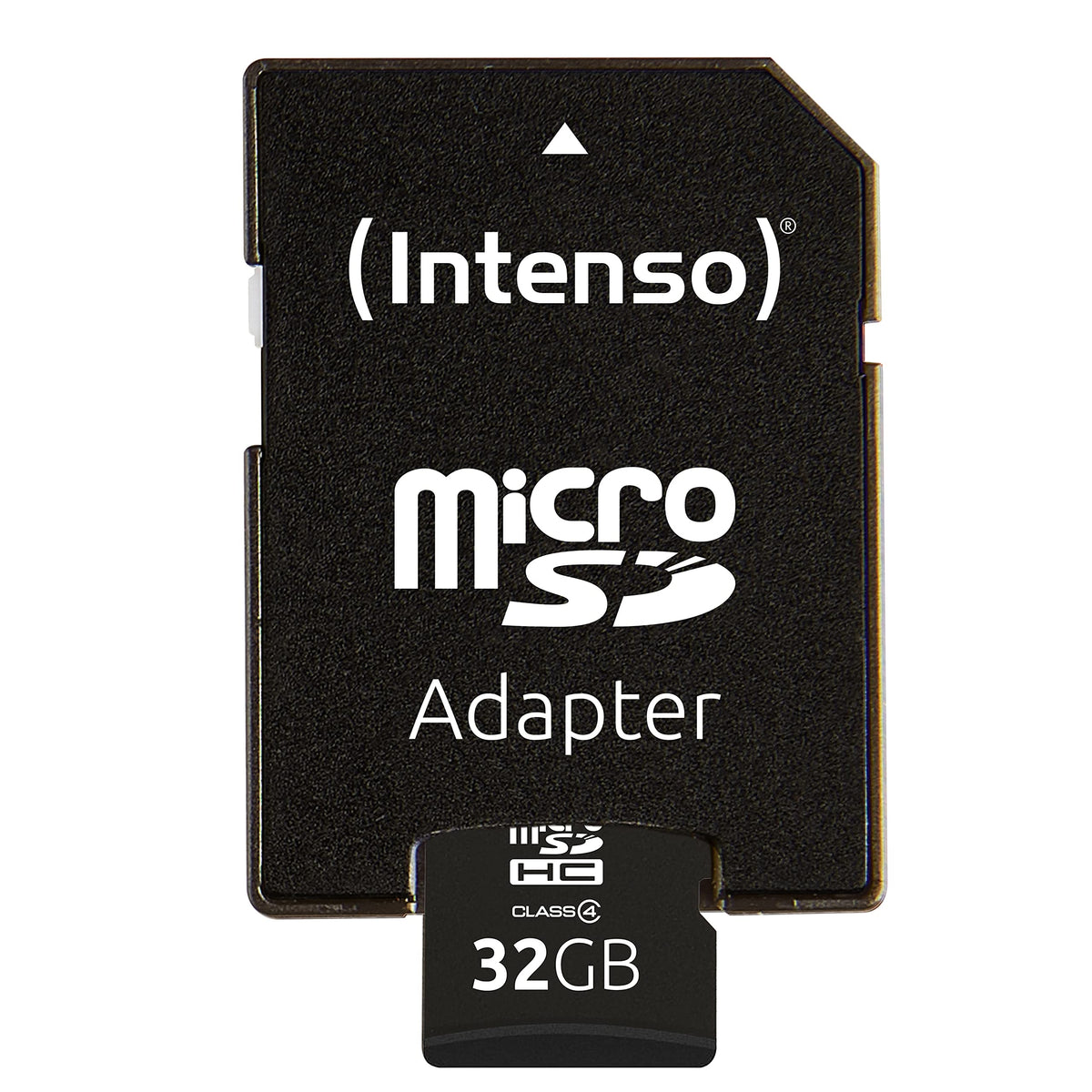 Intenso microSDHC 32GB Class 4 Speicherkarte inkl. SD-Adapter, schwarz