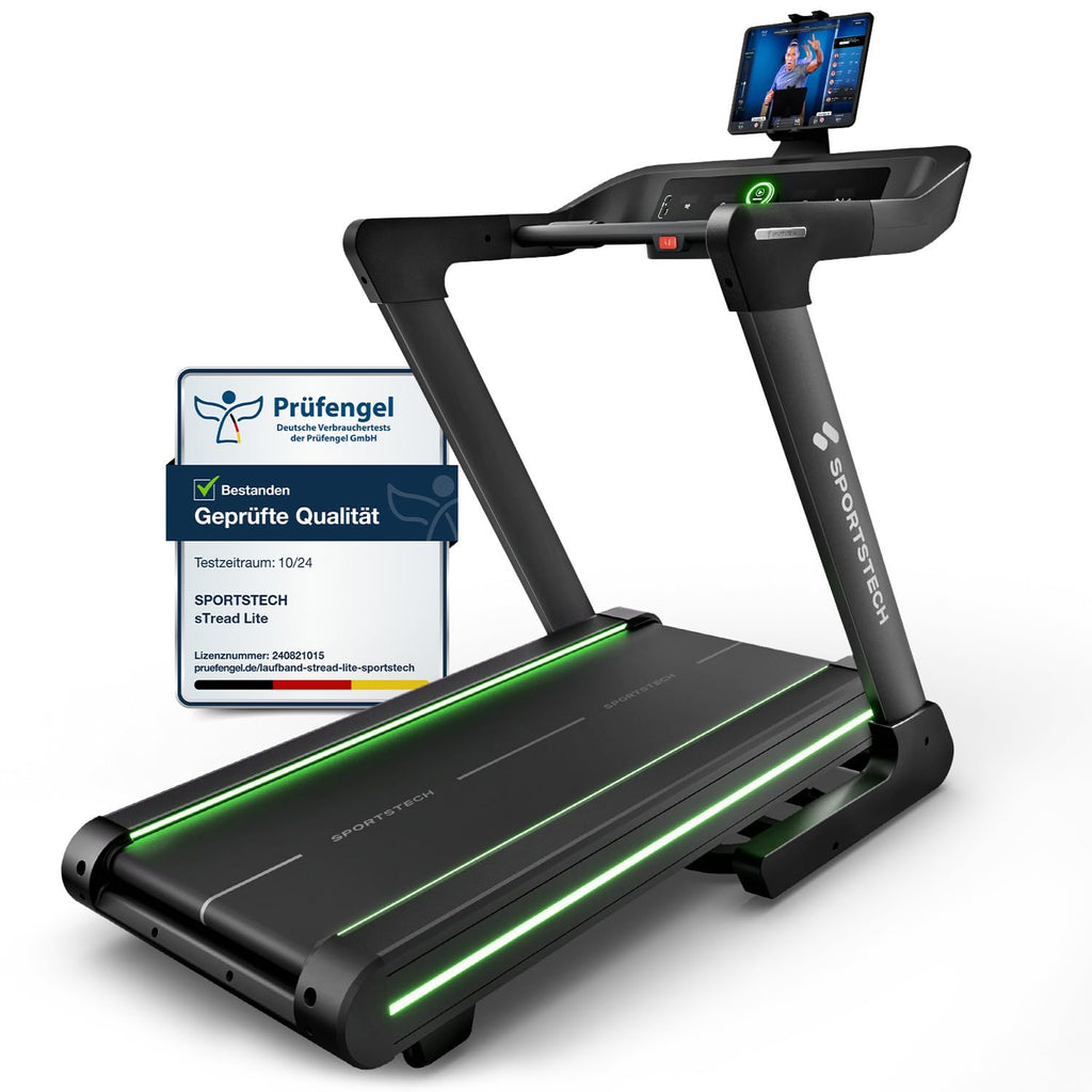 Sportstech, Laufband für Zuhause klappbar + bis zu 20 km/h sTread Lite