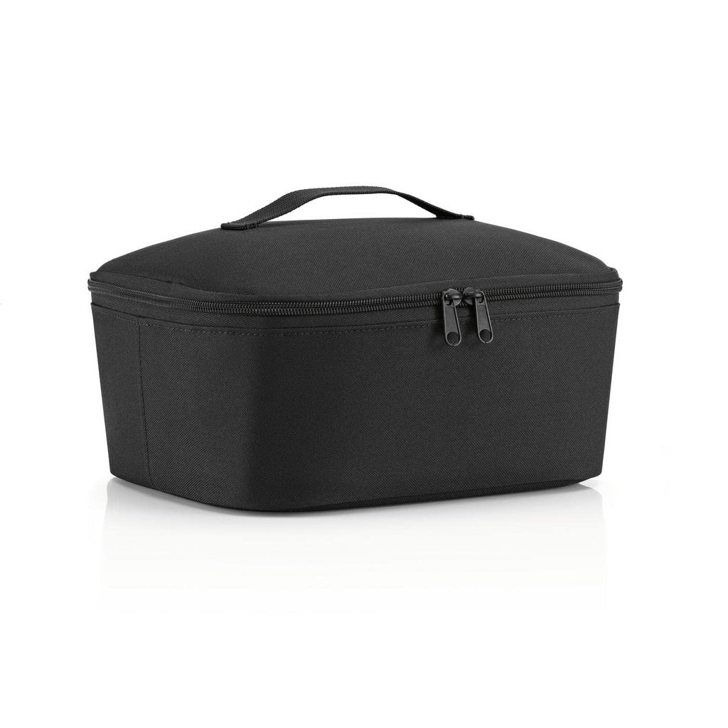 reisenthel coolerbag M Pocket in Schwarz – Kühltasche aus recycelten PET-Flaschen – Ideal für das Mittagessen unterwegs