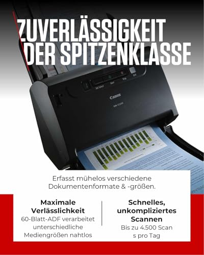 Canon imageFORMULA DR-C230 Duplex-Dokumentenscanner für Büro