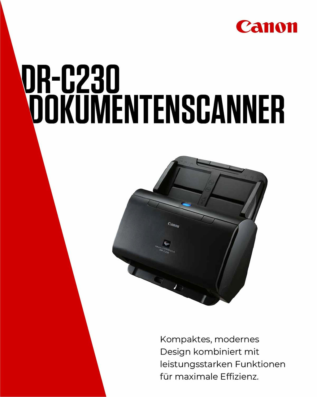 Canon imageFORMULA DR-C230 Duplex-Dokumentenscanner für Büro