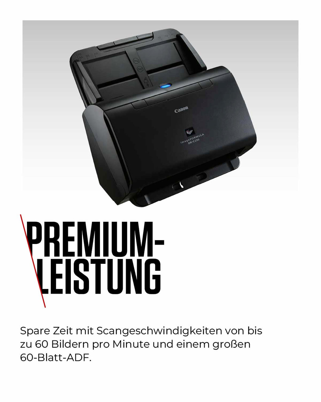 Canon imageFORMULA DR-C230 Duplex-Dokumentenscanner für Büro