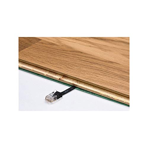 Goobay 93357 CAT 5e Flach-Patchkabel, U/UTP, Weiß, , 0.50 m Kabellänge