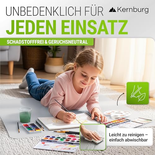 Bodenschutzmatte für Bürostühle 90x120 cm transparent, rutschfest