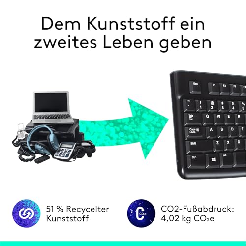 Logitech K120 Kabelgebundene Tastatur für Windows