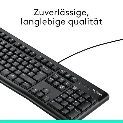 Logitech K120 Kabelgebundene Tastatur für Windows