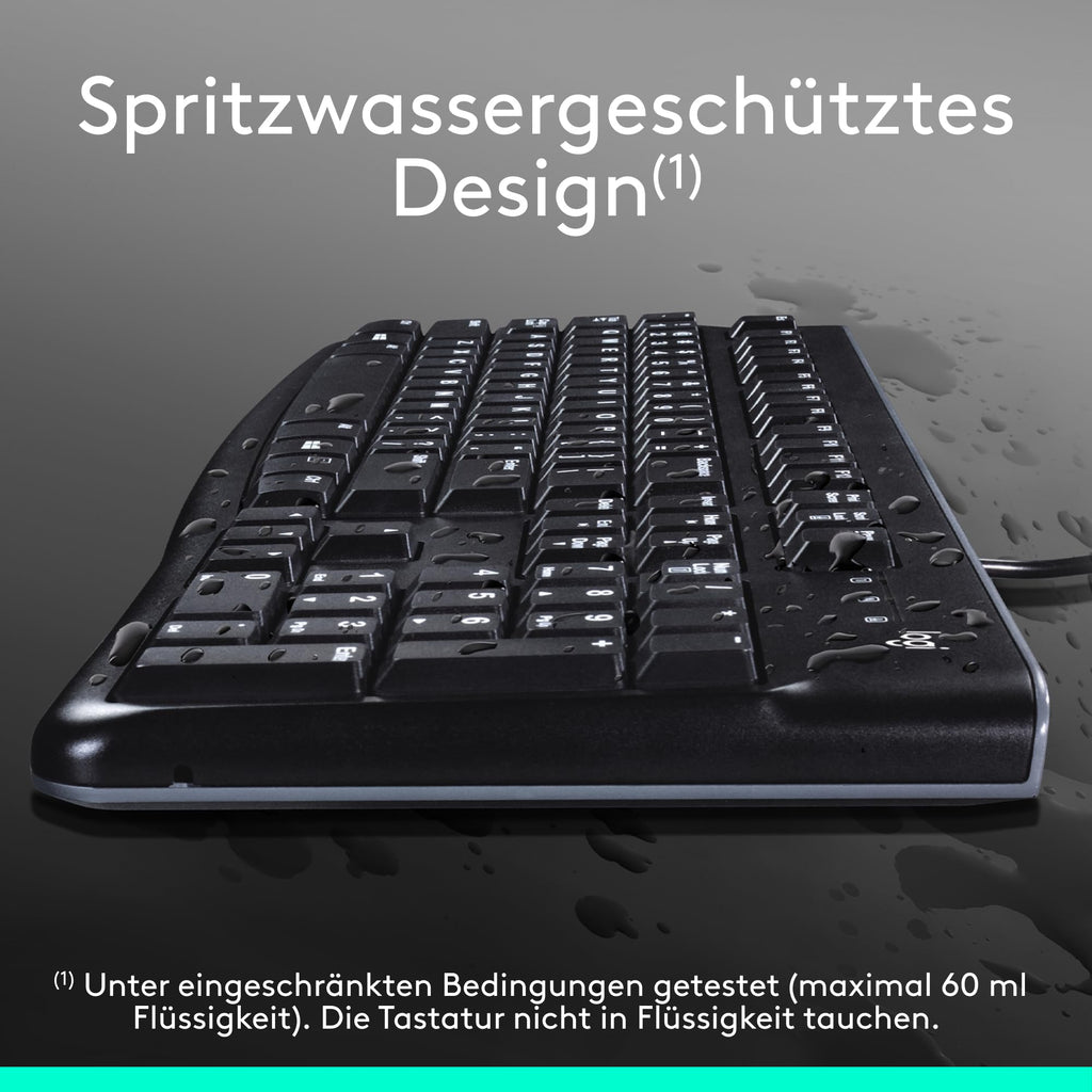 Logitech K120 Kabelgebundene Tastatur für Windows